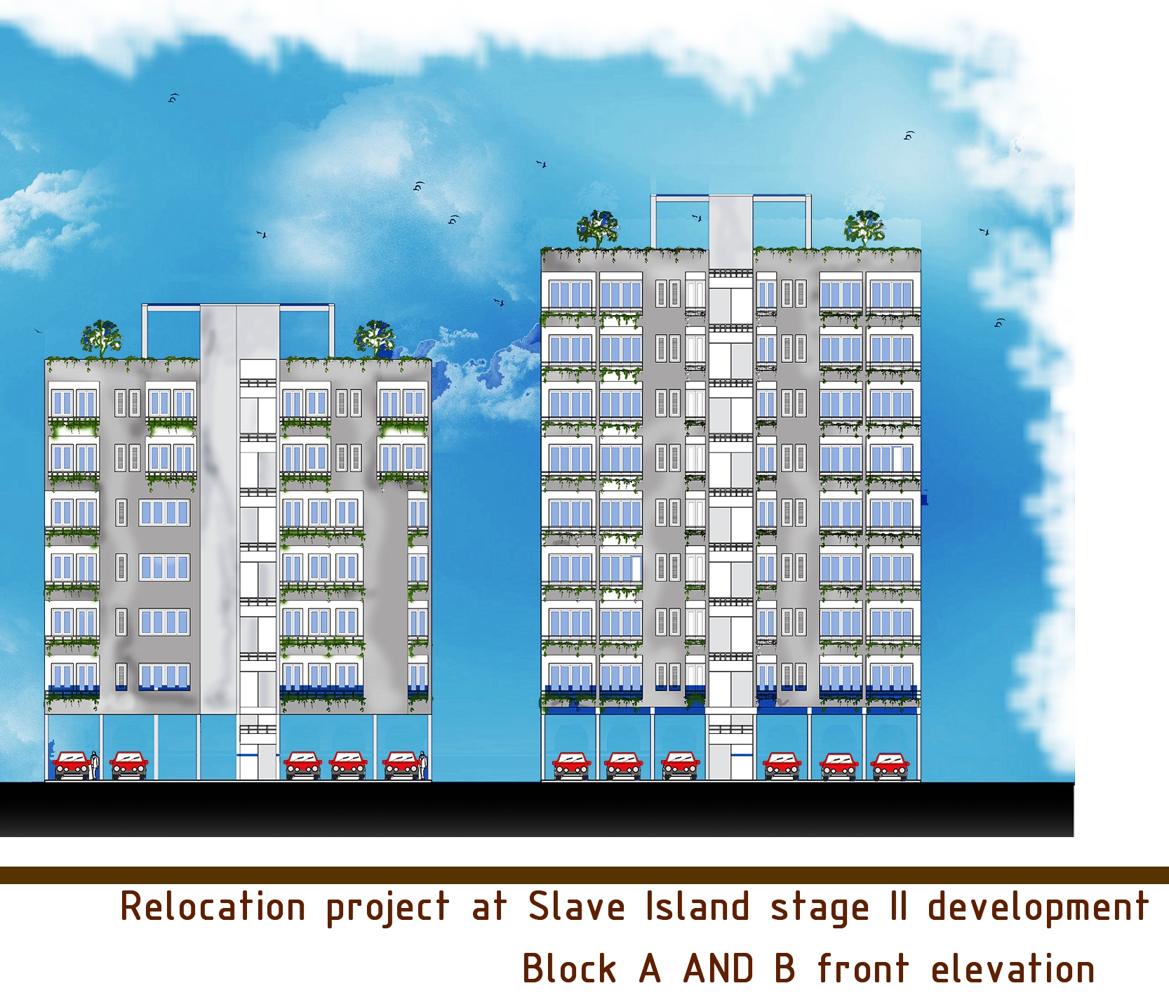TATA SALES GALLERY & SHOW FLAT AT SLAVE ISLAND, SRI LANKA